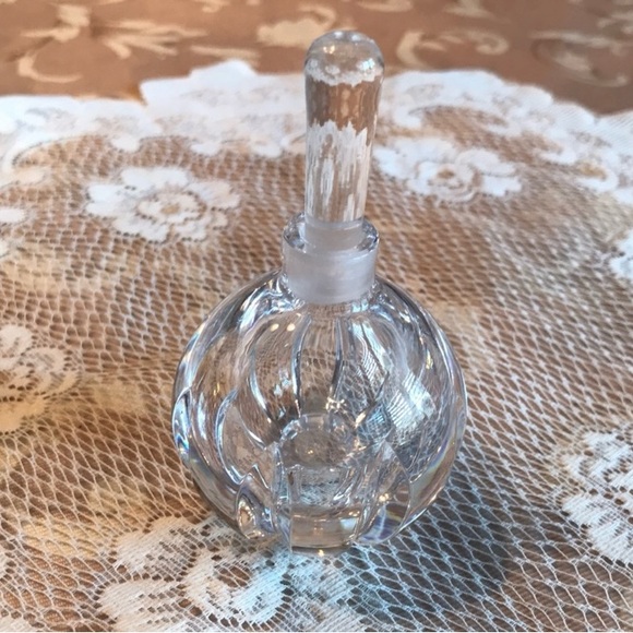 vintage glass Accessories - One Vintage Bottles for Perfume or Decor Art Deco